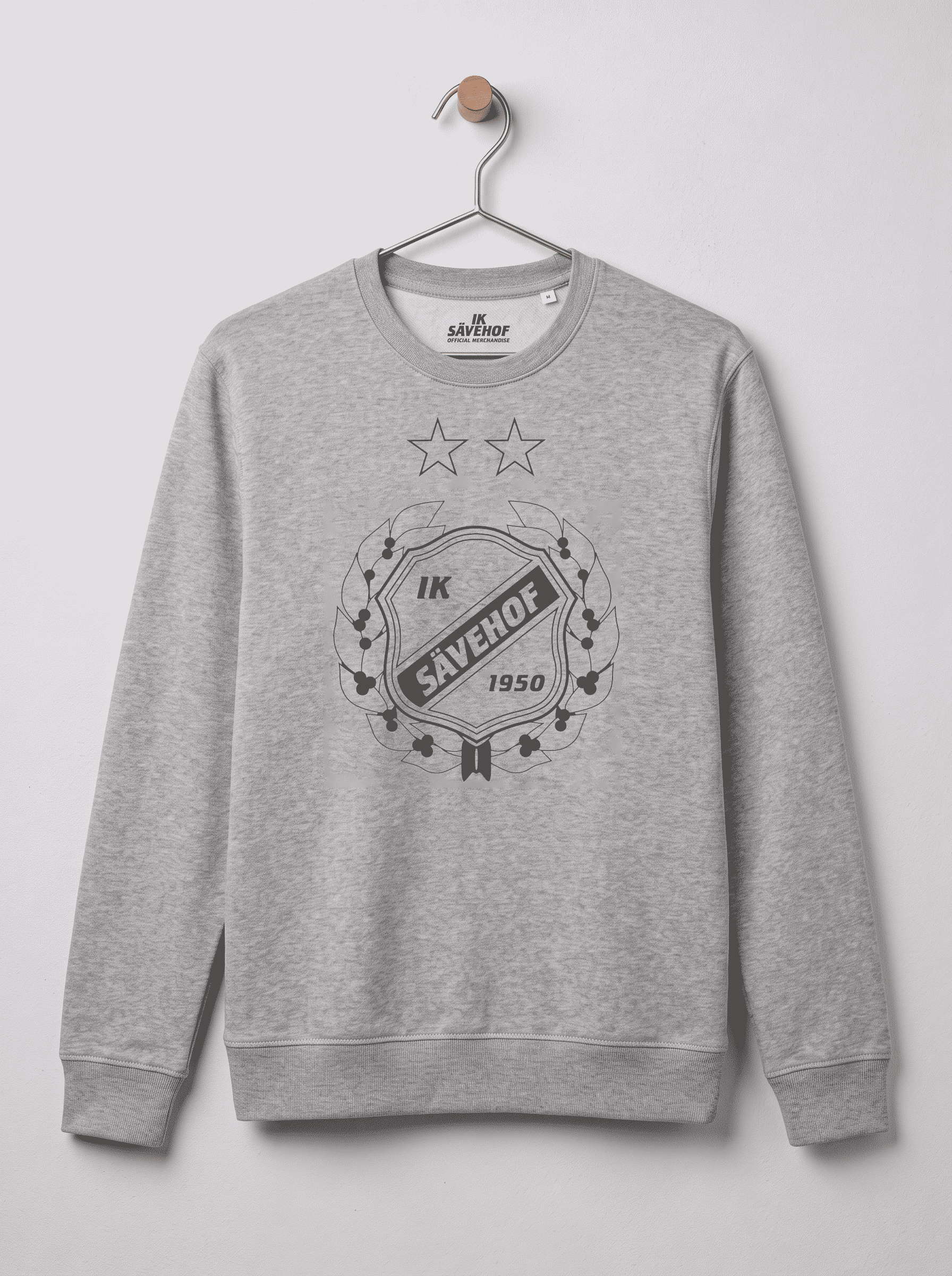 Sweatshirt - ton i ton grå